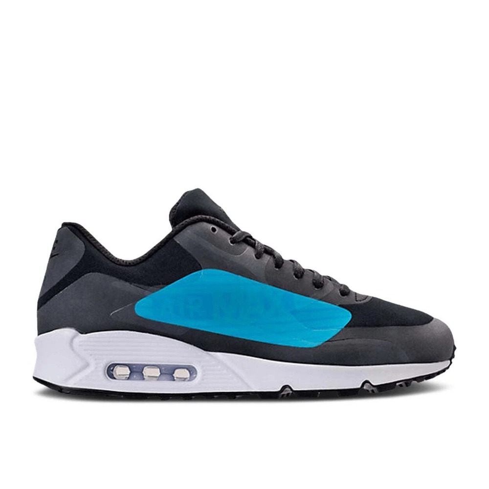 Men's Size 9.5 Nike Air Max 90 NS GPX Black Laser Blue Shoes Sneakers AJ7182 002